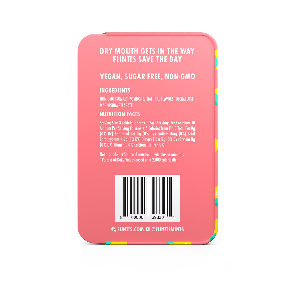 Flintts Mouth Watering Mints Lemon - F-Strength 250