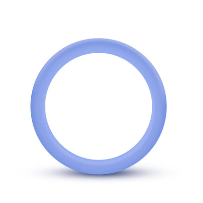 Performance - Silicone Glo Cock Ring - Blue Glow