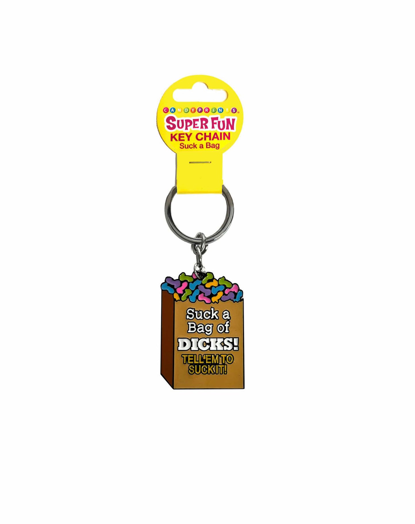 Super Fun Key Chain, Squishy Penis - Sold in 6pk