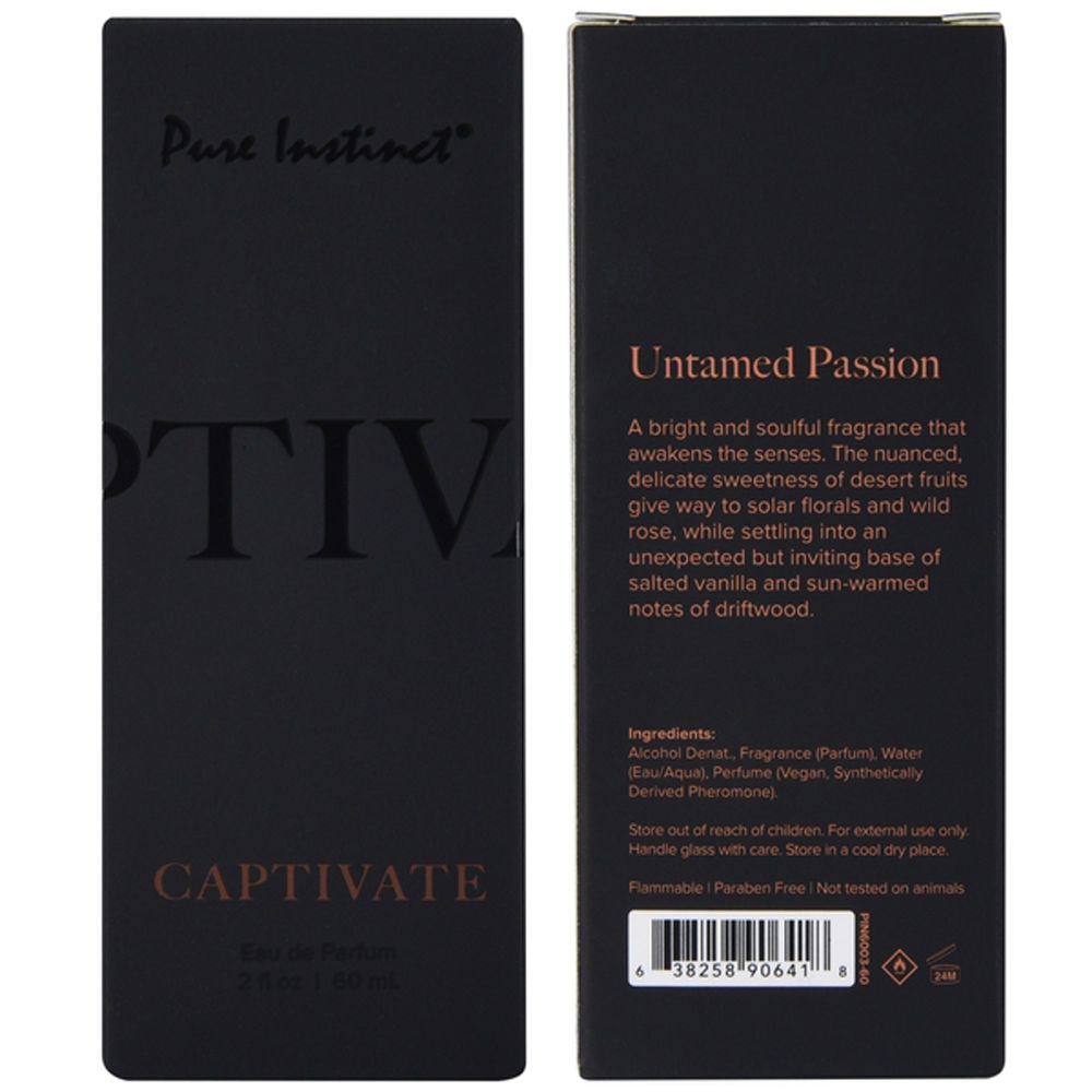 Pure Instinct Pheromone Eau De Parfum Captivate 2 Fl Oz 60 ml