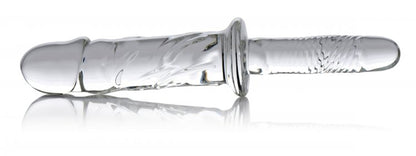 Brutus Glass Dildo Thruster - Clear