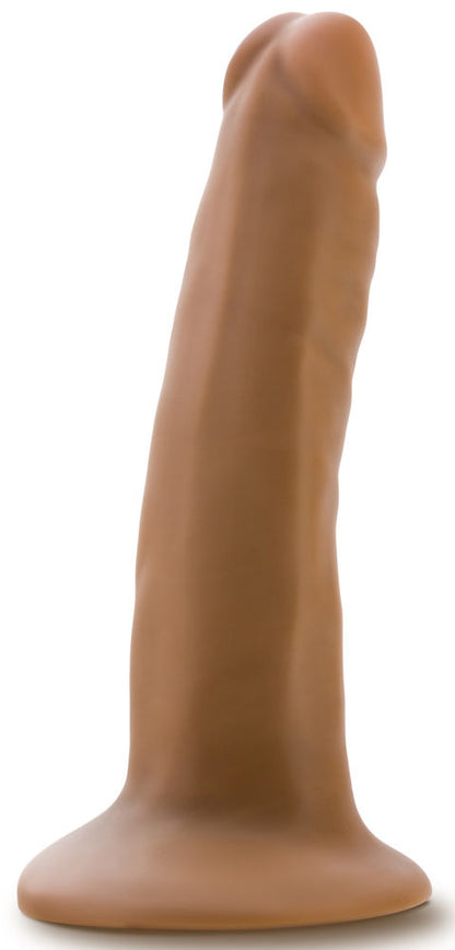 Dr. Skin Silicone - Dr. Lucas - 5 Inch Dong With  Suction Cup - Mocha