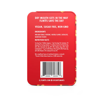 Flintts Mouth Watering Mints Cinnamon Ginger -  F-Strength 300