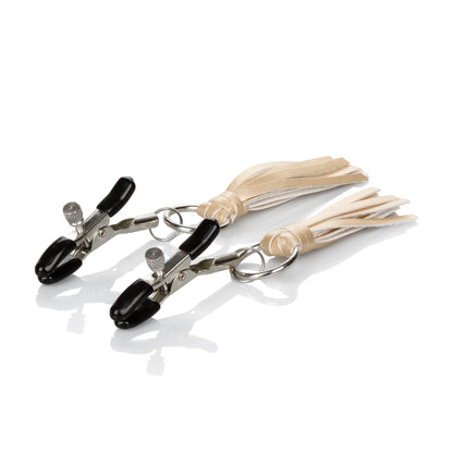 Nipple Play Playful Tassels Nipple Clamps - Black