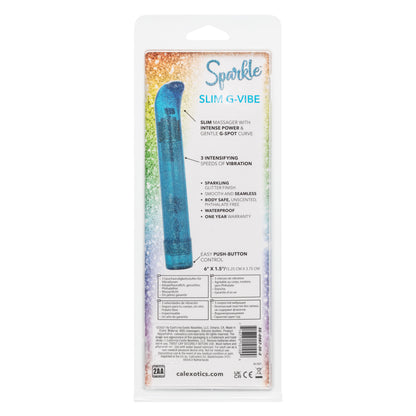 Sparkle Slim G-Vibe - Blue