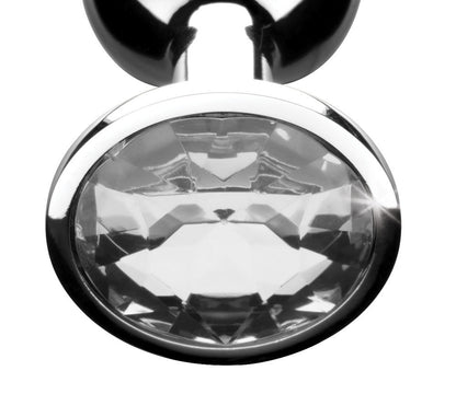 Clear Gem Anal Plug - Small