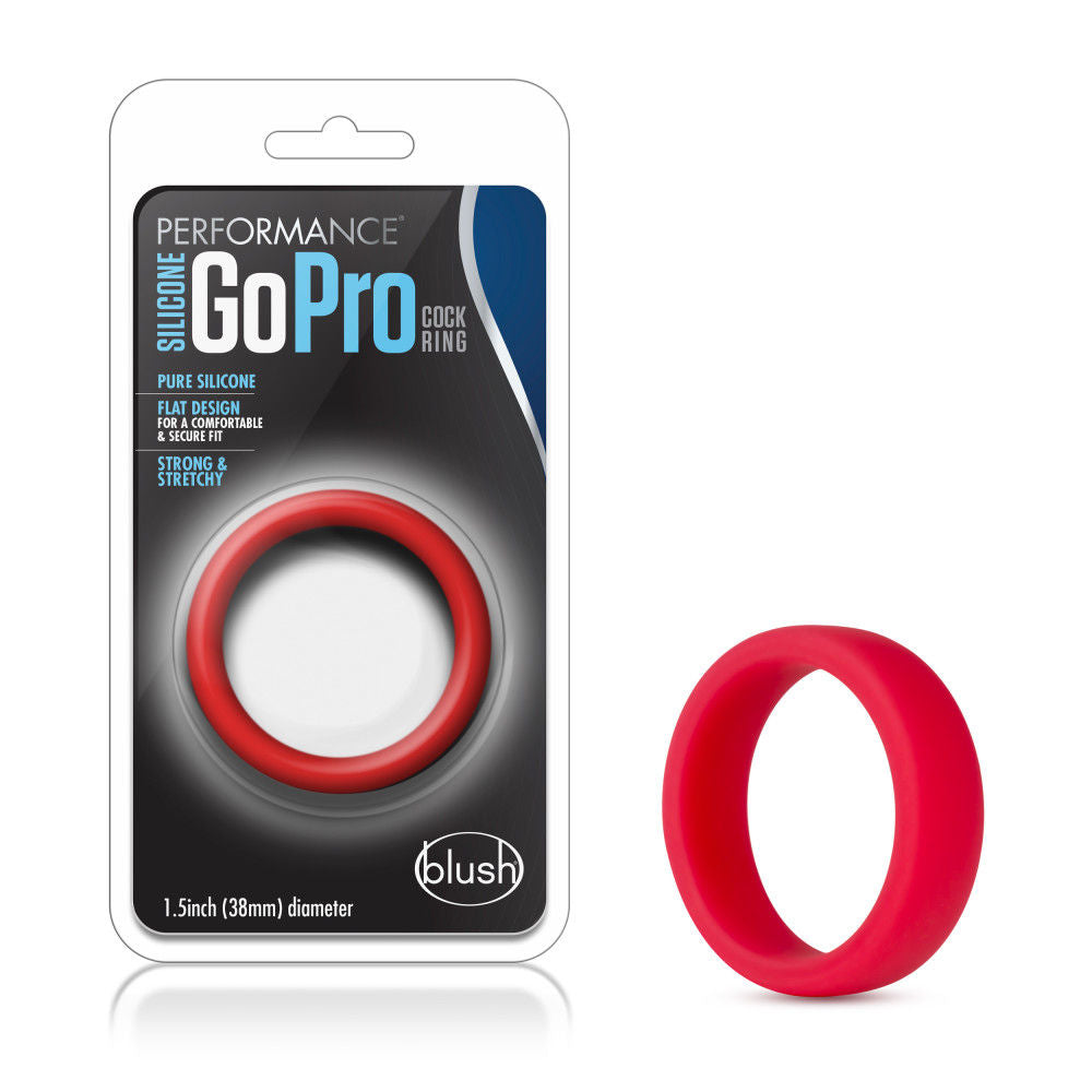 Performance - Silicone Go Pro Cock Ring - Red