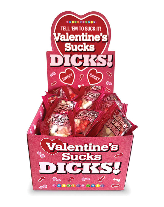 Valentines Sucks Dicks Candy- Display of 100 Ct.