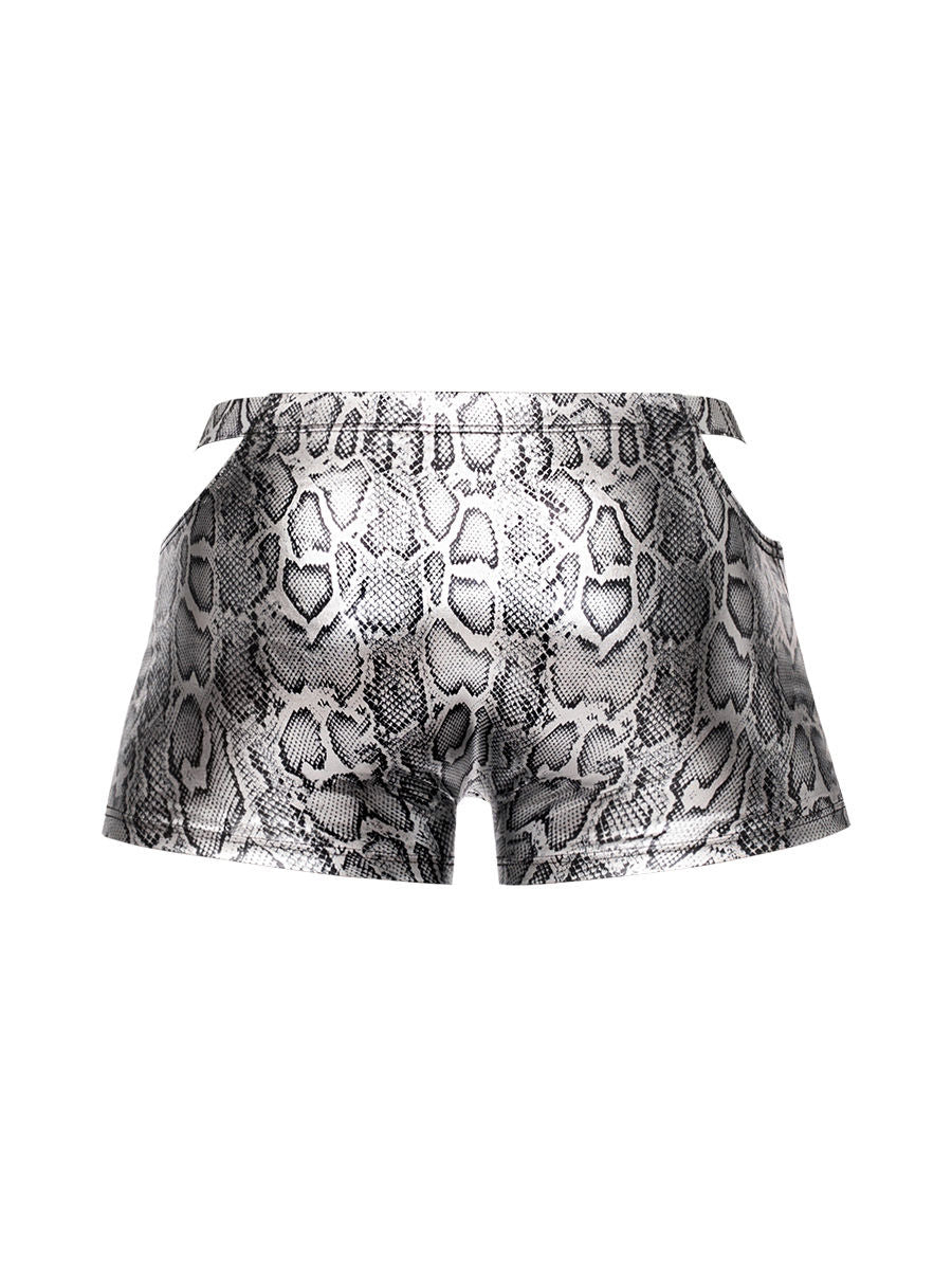 s'naked Pouch Short - Large - Silver/black