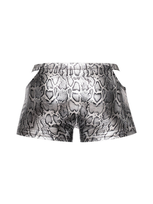 s'naked Pouch Short - Large - Silver/black