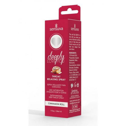 Deeply Love You Throat Relaxing Spray - Cinnamon  Roll - 1 Fl. Oz.