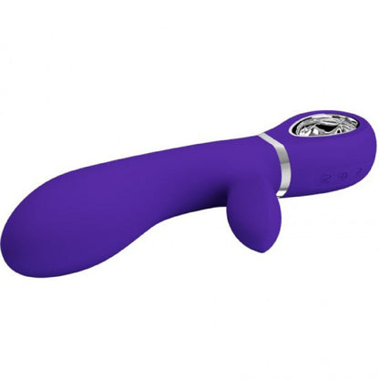 Thomas Super Soft Silicone Rabbit Vibrator -  Turquoise