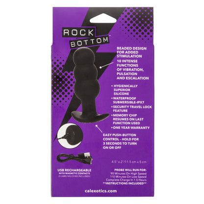 Rock Bottom Beaded Probe - Black