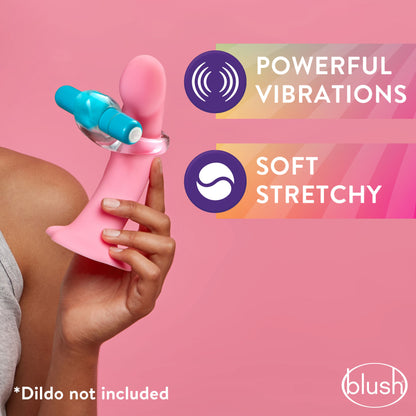 Play With Me  Delight Vibrating C-Ring - Blue