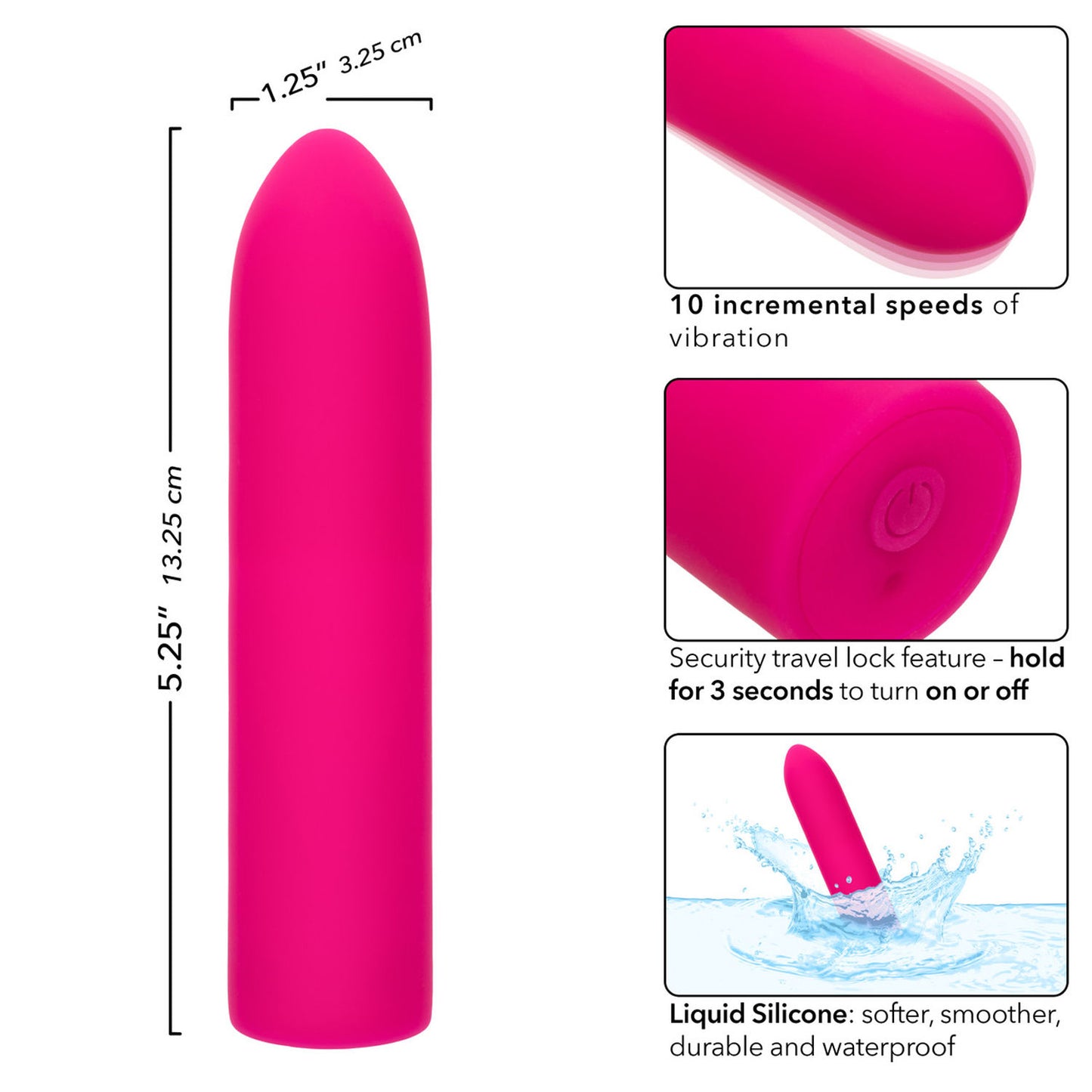 Rechargeable Classic Chic Mini -  Pink