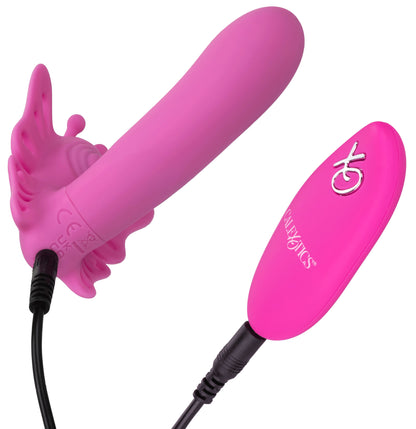 Venus Butterfly Silicone Remote Pulsating Venus G  - Pink