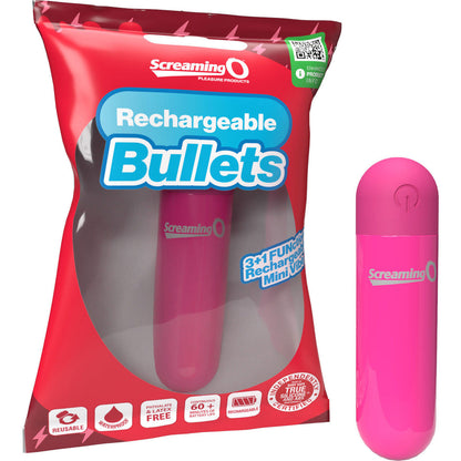 Screaming O Rechargeable Bullets - Blue