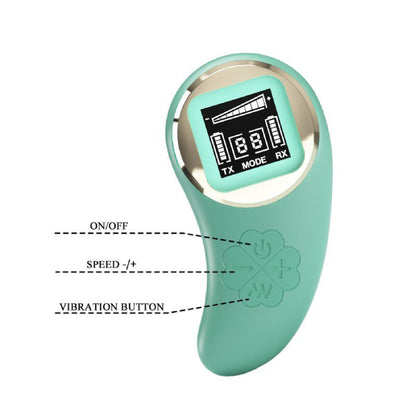 Mina Vibrating Remote Control Egg - Blue