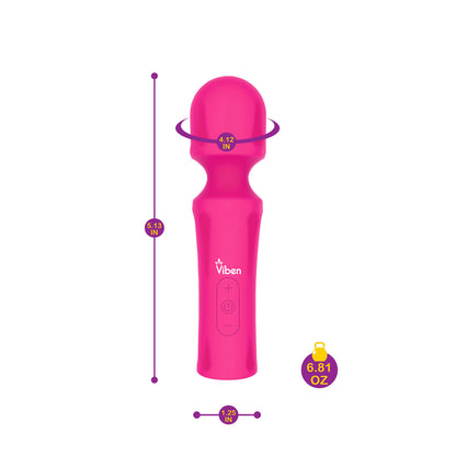 Mighty Muse - Hot Pink - Powerful  Personal Wand - Massager