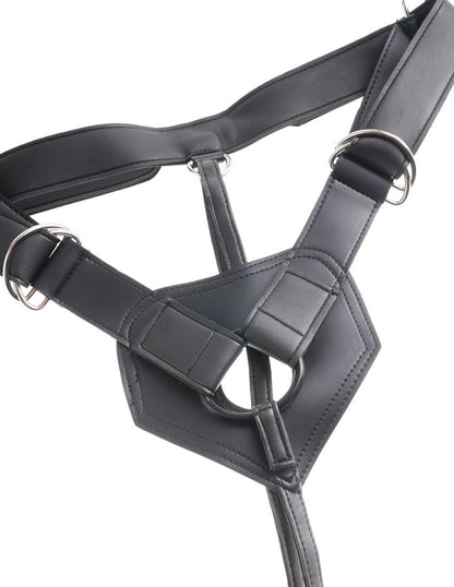 King Cock Strap-on Harness With 8 Inch Cock - Tan