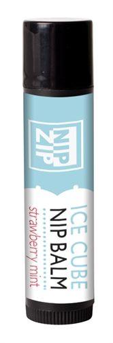 Nip Zip Ice Cube Nip Balm - Strawberry Mint - Tube Carded - Love It Wet