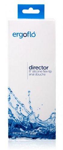 Ergoflo Director 8 Inch Silicone Flex - Tip Anal Douche - Love It Wet