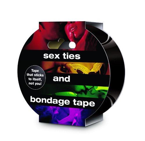 Sex Ties and Bondage Tape - Black - Love It Wet