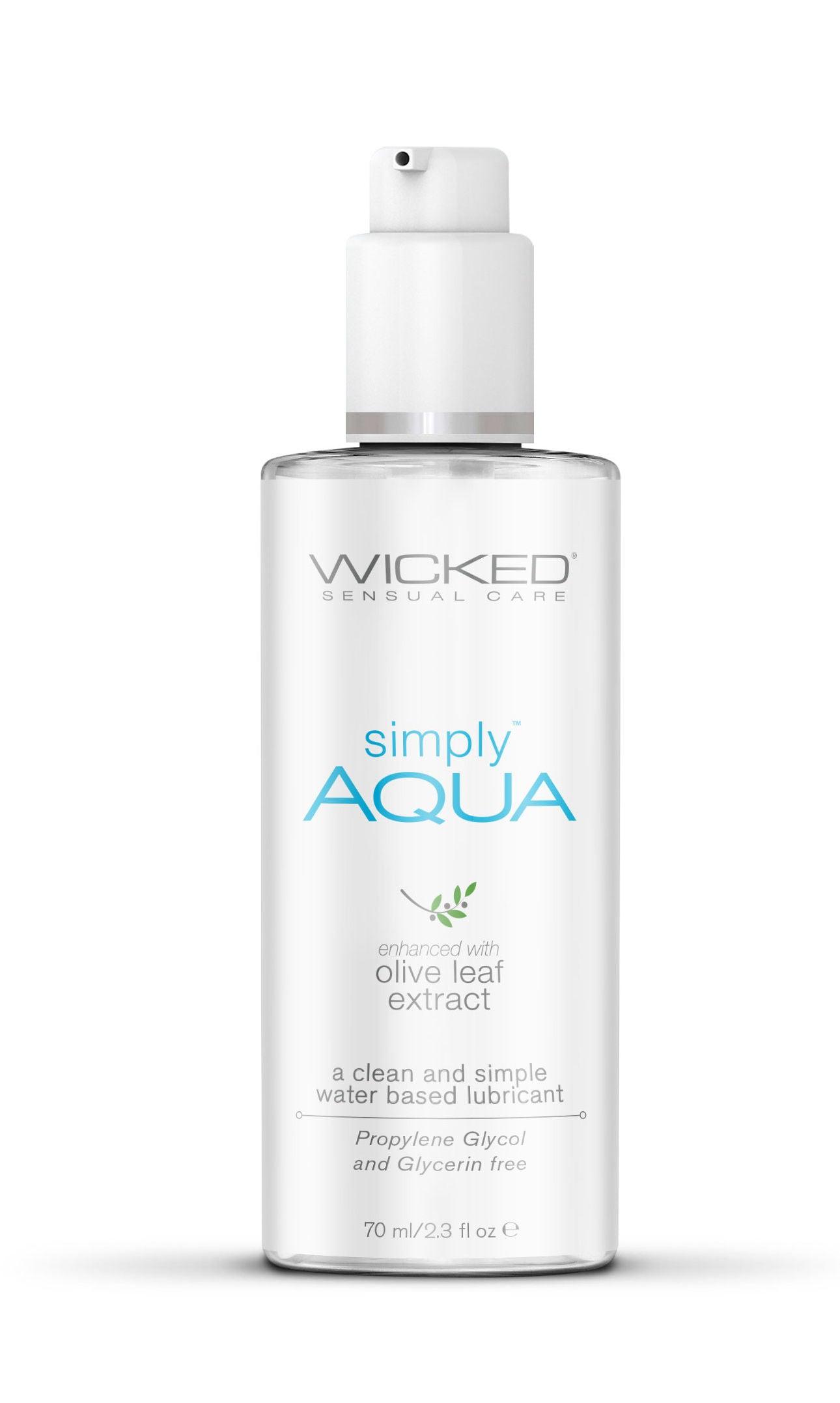 Simply Aqua Fragrance Free Lubricant - 2.3 Fl. Oz. - Love It Wet