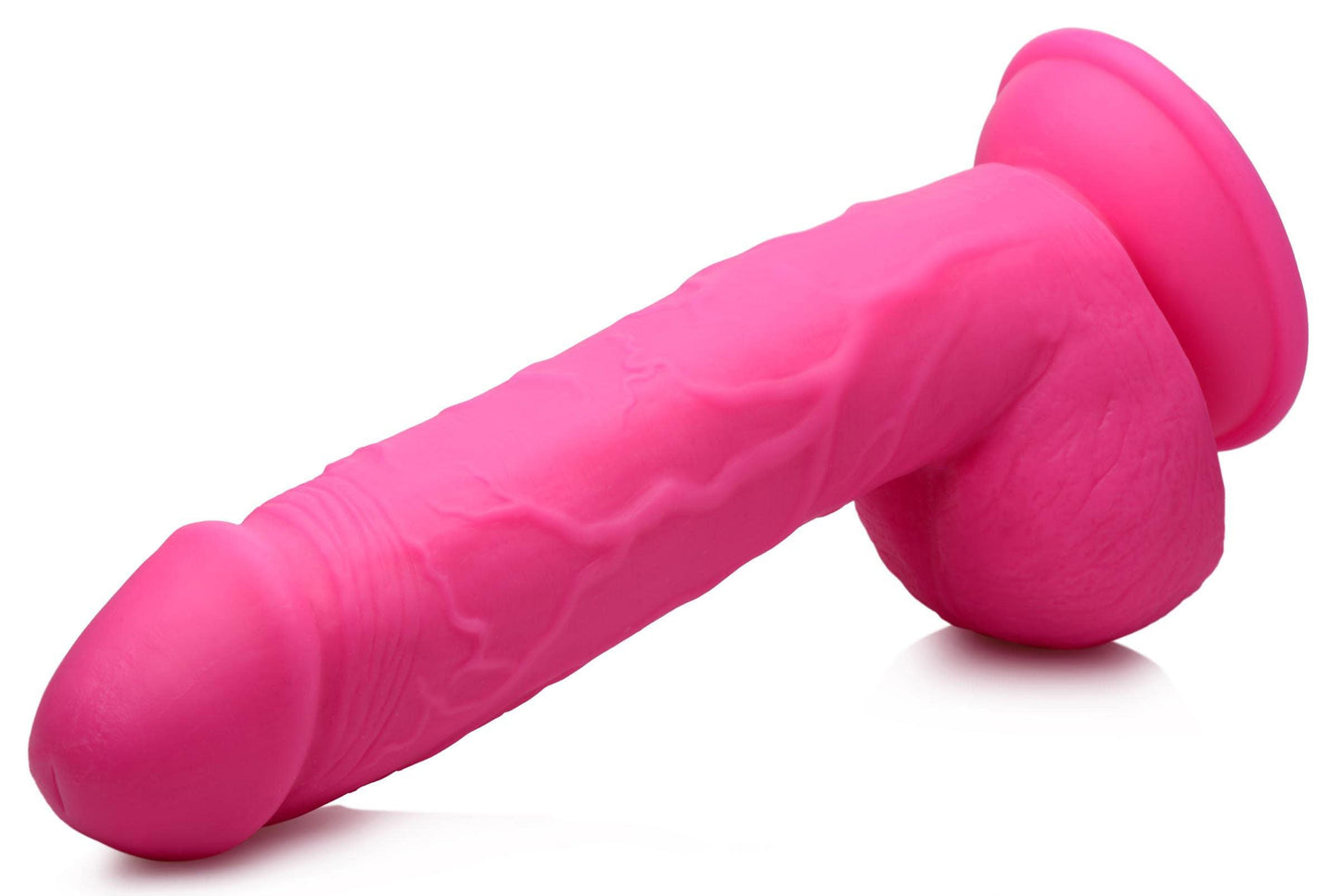 Pop Pecker 8.25 Inch Dildo With Balls - Light - Love It Wet