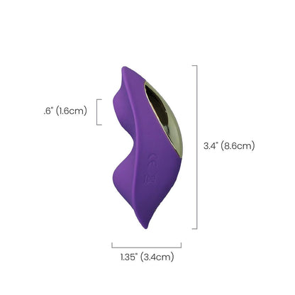 Link Paige - App Connected Dual Function Panty Vibe - Purple - Love It Wet