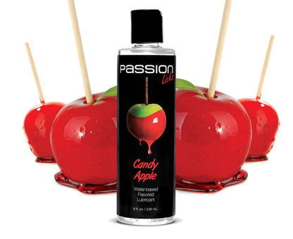 Passion Licks Candy Apple Water Based Flavored Lubricant - 8 Fl Oz / 236 ml - Love It Wet