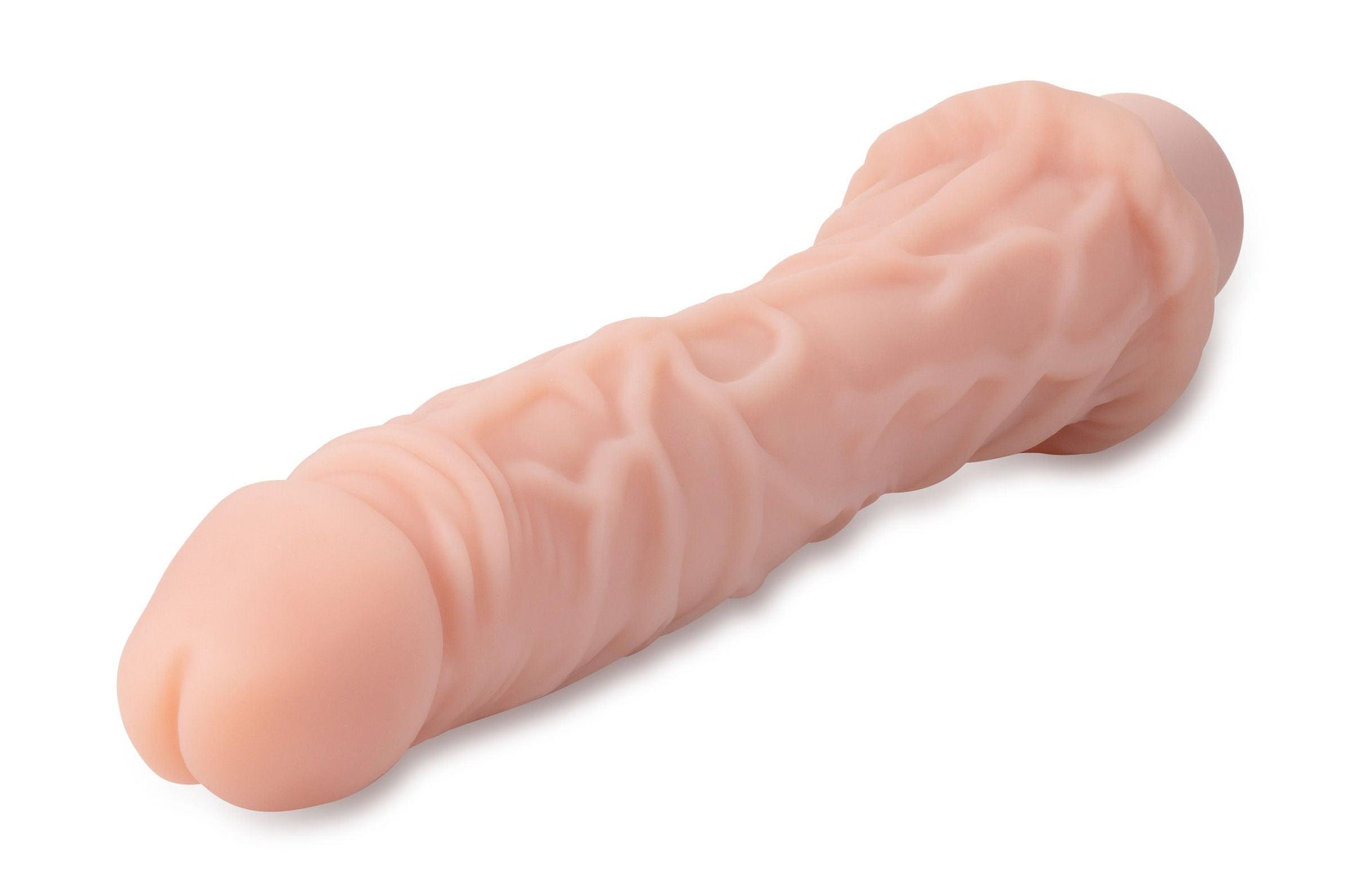 Dr. Skin Silicone - Dr. Richard - 9 Inch Vibrating Dildo -Beige - Love It Wet