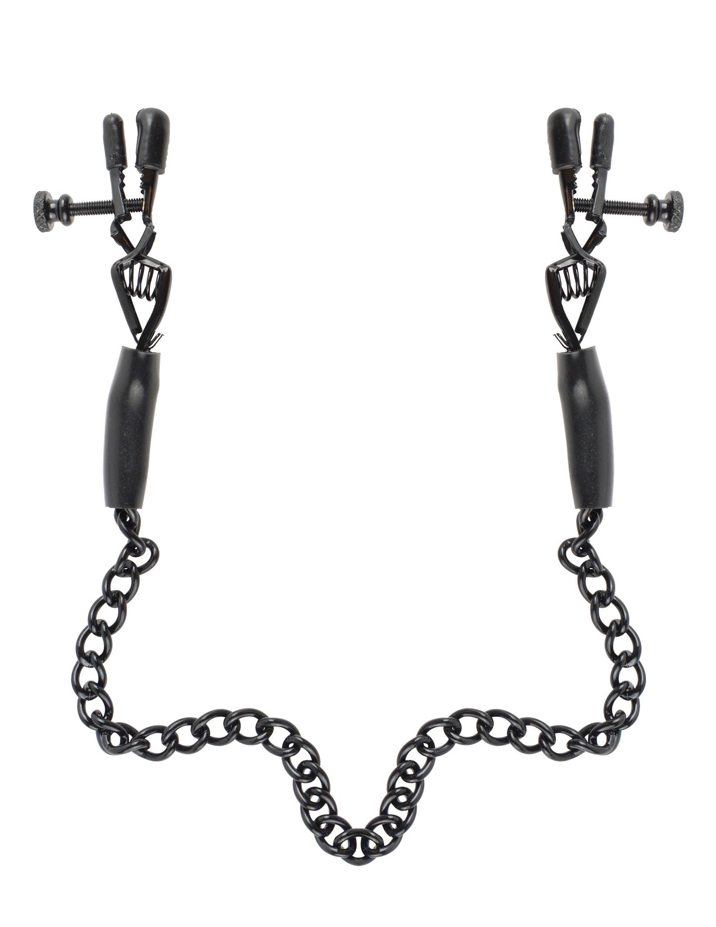 Fetish Fantasy Series Adjustable Nipple Chain Clamps - Love It Wet