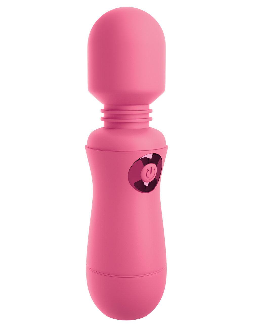 Omg! Wands Enjoy Rechargeable Vibrating Wand - Pink - Love It Wet