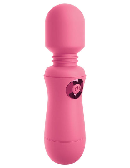 Omg! Wands Enjoy Rechargeable Vibrating Wand - Pink - Love It Wet