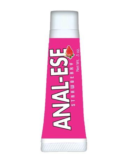 Anal-Ese Strawberry - .5 Oz. - Soft Packaging - Love It Wet