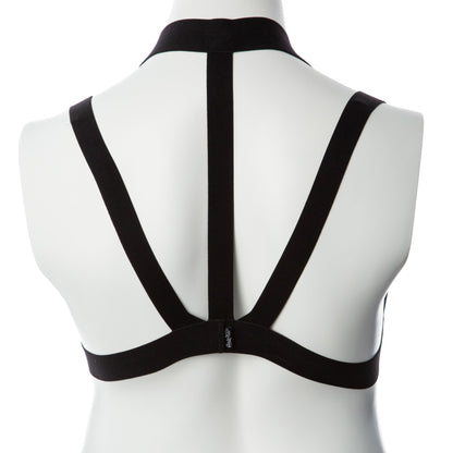 Gender Fluid Majesty Harness - Large-Xxl - Black - Love It Wet