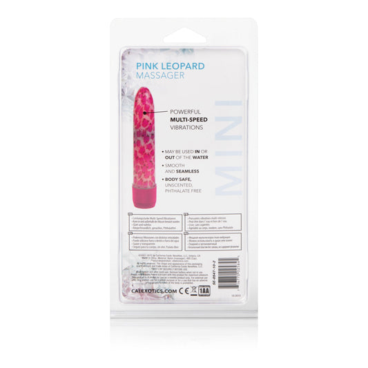 Leopard Massager Mini - Pink - Love It Wet