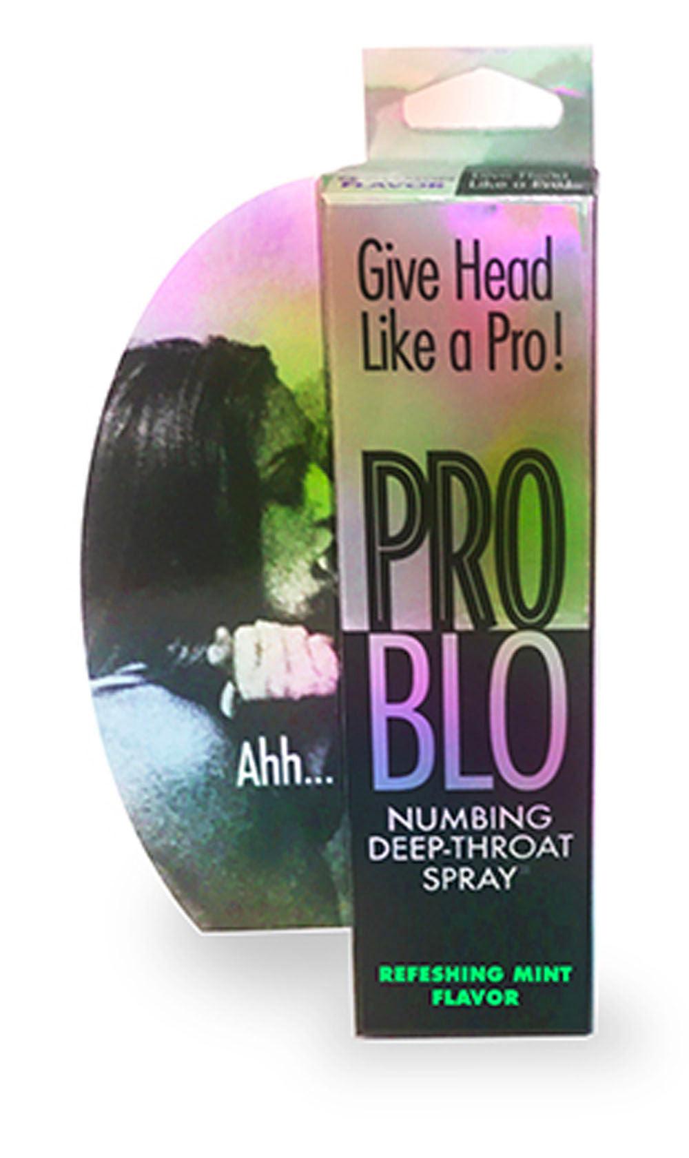 Problo Numbing Deep Throat Spray - Refreshing Mint - 1 Fl. Oz. - Love It Wet