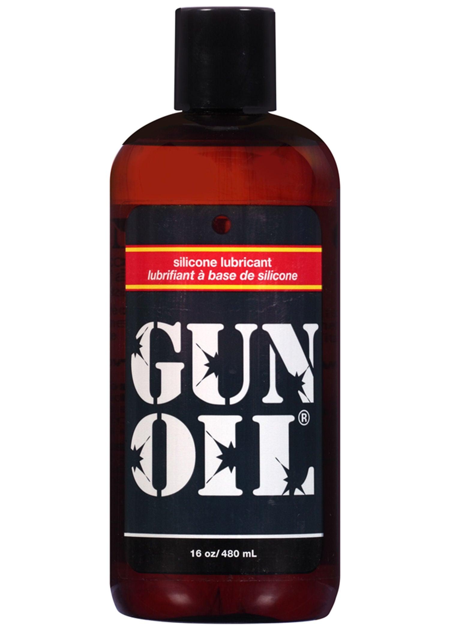 Gun Oil Silicone Lubricant - 16 Oz. - Love It Wet