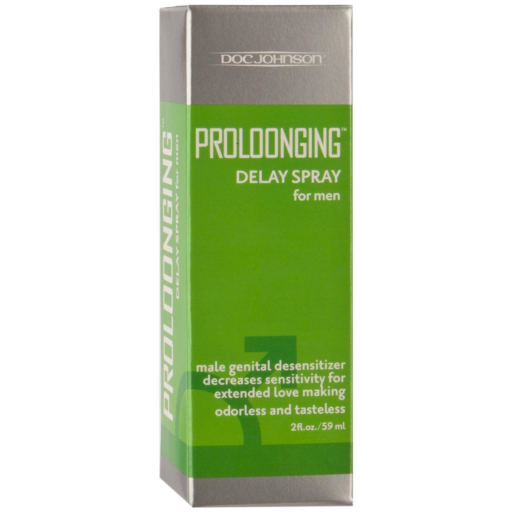 Proloonging Delay Spray for Men - 2 Fl. Oz. - Boxed - Love It Wet