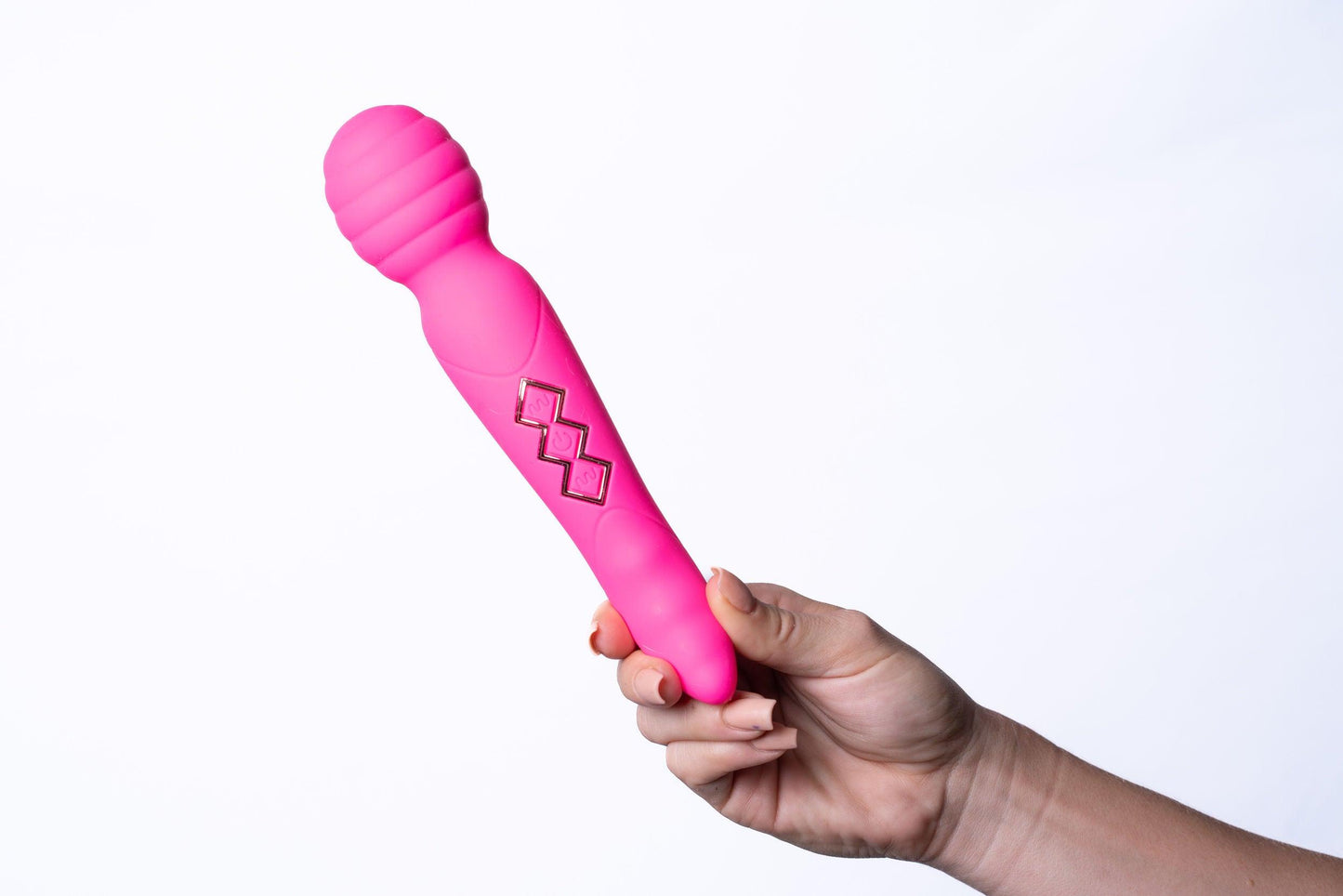 Zoe Twisty Dual Vibrating Pleasure Wand - Pink - Love It Wet