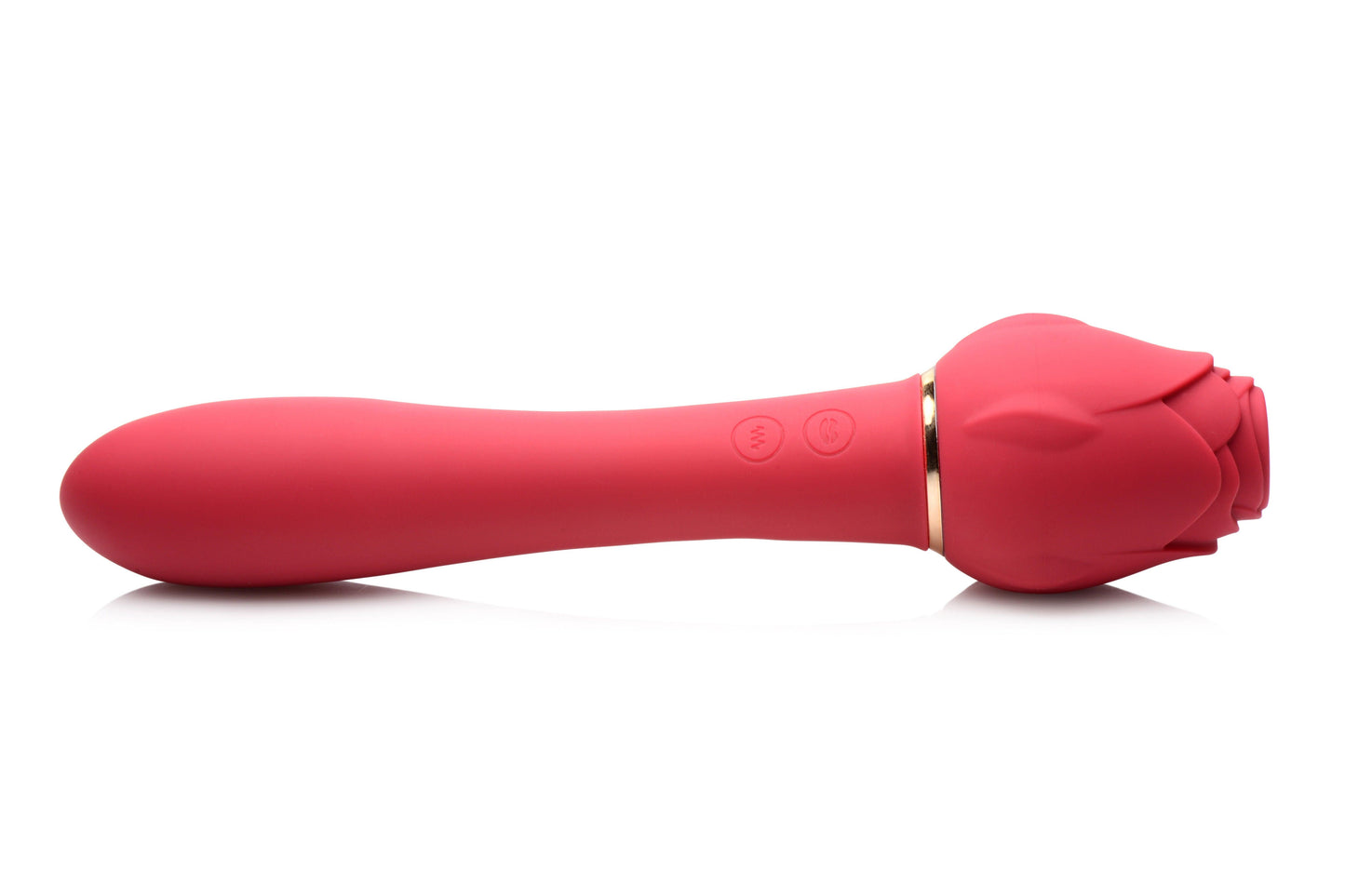 Bloomgasm - Sweet Heart Rose 5x Suction Rose and 10x Vibrator - Pink - Love It Wet