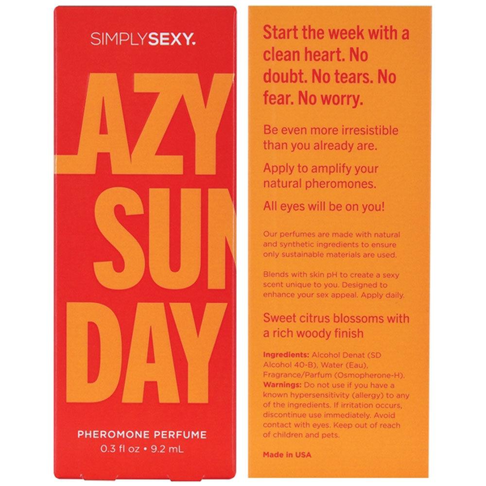 Simply Sexy Pheromone Perfume - Lazy Sunday 0.3 Oz - Love It Wet