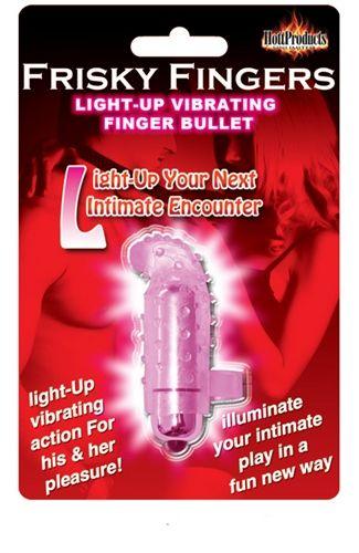 Light Up Frisky Finger - Clear - Love It Wet