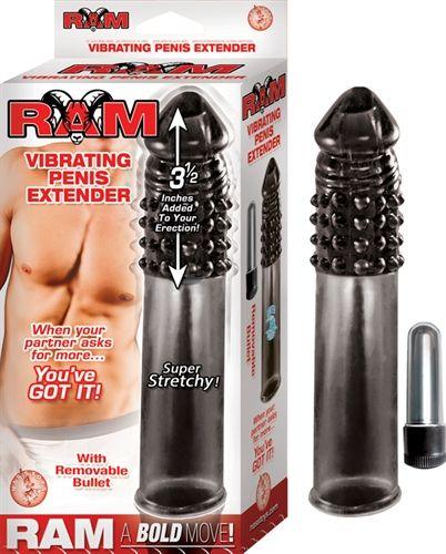 Ram Vibrating Penis Extender - Smoke - Love It Wet