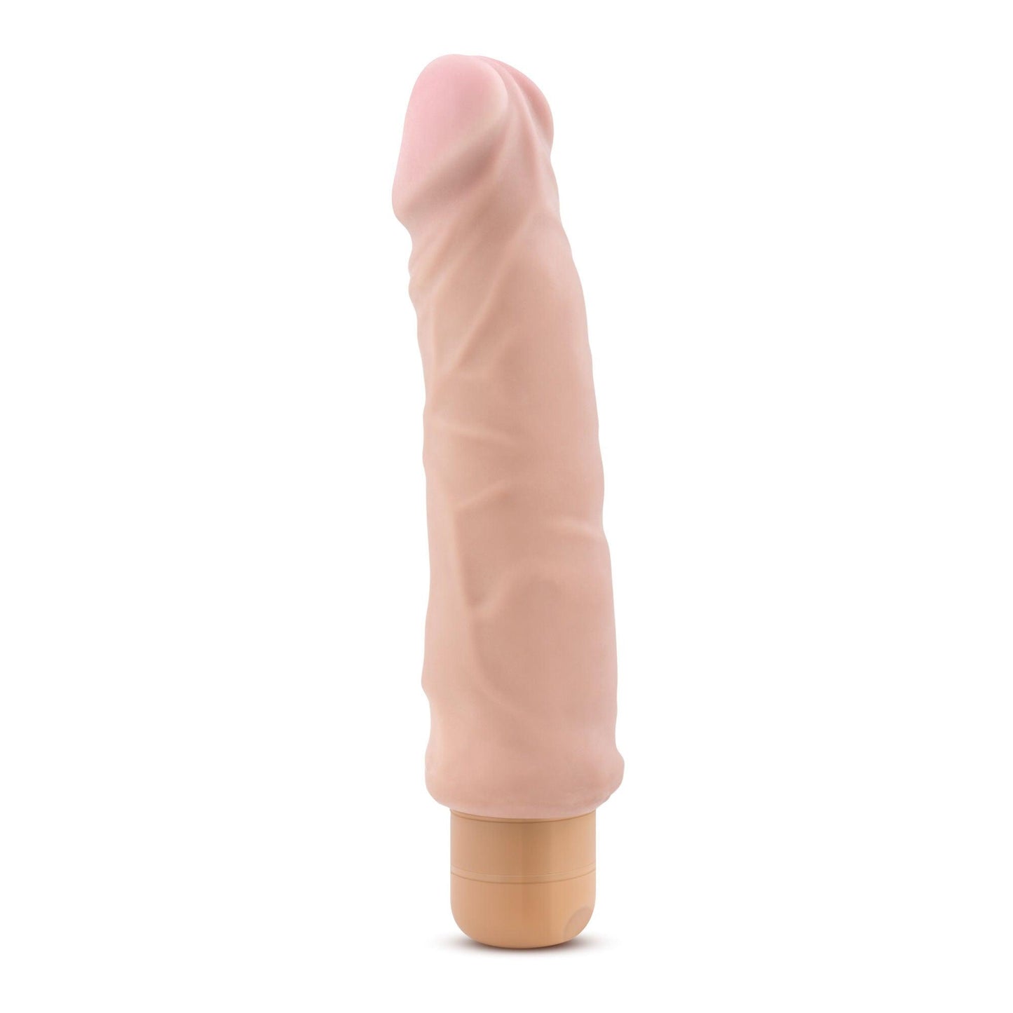 X5 Plus - Hard on Vibrating 9 Inch Dildo - Natural - Love It Wet