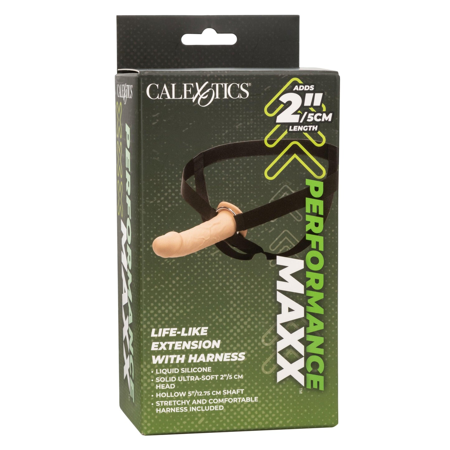 Performance Maxx Life-Like Extension With Harness - Brown - Love It Wet