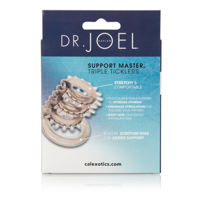 Dr. Joel Kaplan Support Master Triple Ticklers - Smoke - Love It Wet