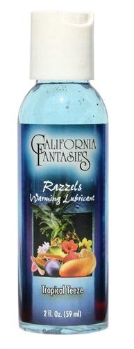 Razzels Warming Lubricant - Tropical Teeze - 2 Oz. Bottle - Love It Wet